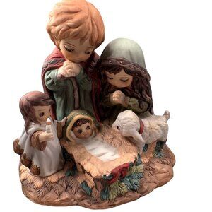Jody Bergsma Nativity Figurine Christmas Scene Vintage Limited Edition 461/2500